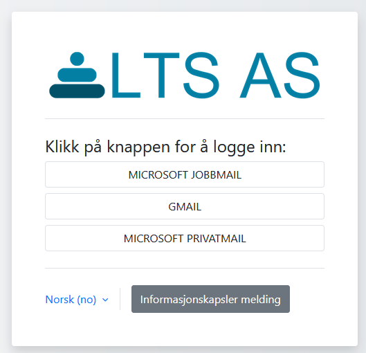 Innlogging på kurs.lts.no